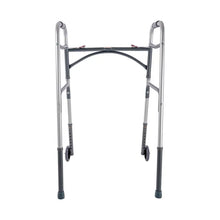 Load image into Gallery viewer, Dynarex Bariatric Dual Release Folding Walker With Wheels