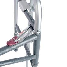 Load image into Gallery viewer, Dynarex Bariatric Dual Release Folding Walker With Wheels