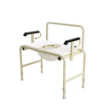 Load image into Gallery viewer, Dynarex Bariatric HD Drop Arm Commodes