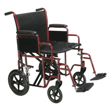 Load image into Gallery viewer, DRIVE Bariatric Steel Transport Chair