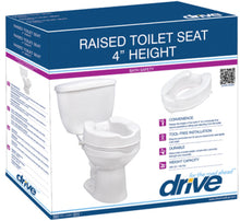 Load image into Gallery viewer, Drive Raised Toilet Seat with Lid