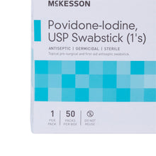 Load image into Gallery viewer, Impregnated Swabstick McKesson 10% Strength Povidone-Iodine Individual Packet Sterile