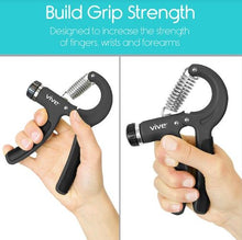 Load image into Gallery viewer, Vive Hand Grip Exerciser Gray