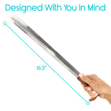 Load image into Gallery viewer, Vive Metal Shoe Horn 16 Inch 2 pack