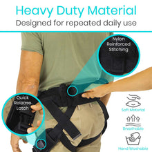 Load image into Gallery viewer, VIVE Heavy Duty Transfer Belt With Leg Straps