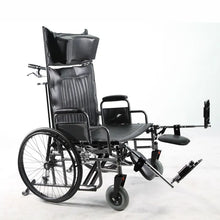 Load image into Gallery viewer, Dynarex Bariatric Reclining Wheelchairs With Elevating Leg Rest