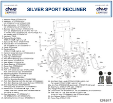 Load image into Gallery viewer, DRIVE Silver Sport Full-Reclining Wheelchair