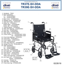 Load image into Gallery viewer, Medline Steel Transport Chair