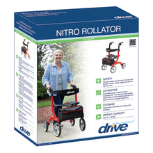 Load image into Gallery viewer, Nitro Aluminum Rollator, 10" Casters