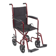 Load image into Gallery viewer, DRIVE 19" Aluminum Transport Chair