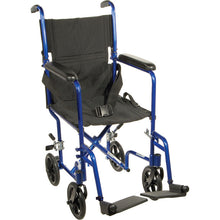 Load image into Gallery viewer, DRIVE 19" Aluminum Transport Chair