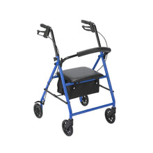 Load image into Gallery viewer, RHYTHM STEEL 4 WHEEL ROLLATOR WITH 6" WHEELS