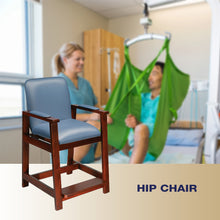 Load image into Gallery viewer, Deluxe hip-high recovery chair with elevated seat and armrests