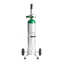 Load image into Gallery viewer, Oxygen Tanks with Regulator and Hand Cart