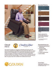 Load image into Gallery viewer, Cloud Small Medium Power Lift Chair Recliner