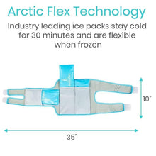 Load image into Gallery viewer, VIVE Knee Ice Wrap With Artic Flex Technology
