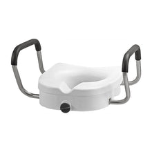Load image into Gallery viewer, Raised Toilet Seat with Detachable Arms (ITEM # 8351-R)