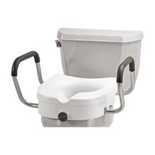 Load image into Gallery viewer, Raised Toilet Seat with Detachable Arms (ITEM # 8351-R)