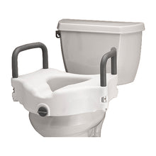 Load image into Gallery viewer, Raised Toilet Seat with Detachable Arms (ITEM # 8353-R)