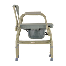 Load image into Gallery viewer, Heavy Duty Commode with Drop-Arm & Extra Wide Seat (ITEM # 8583)