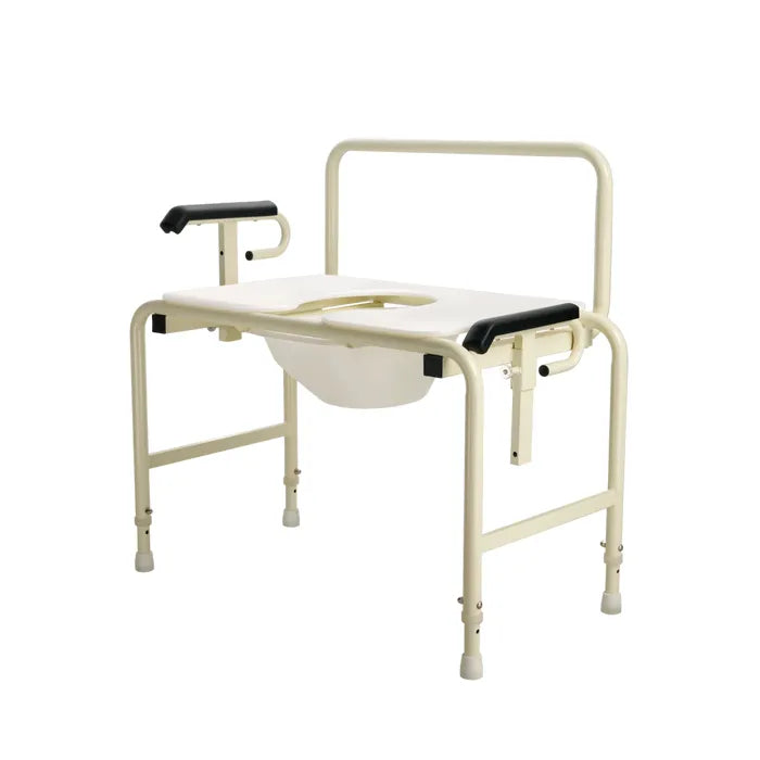 Dynarex Bariatric HD Drop Arm Commodes – State Medical Equipment