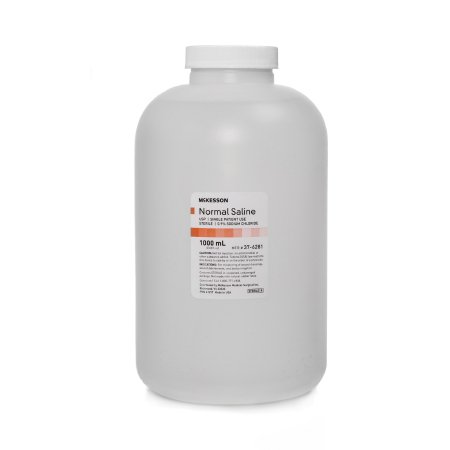 Normal Saline Irrigation Solution - OTC McKesson 0.9% Sodium Chloride 1000 ml