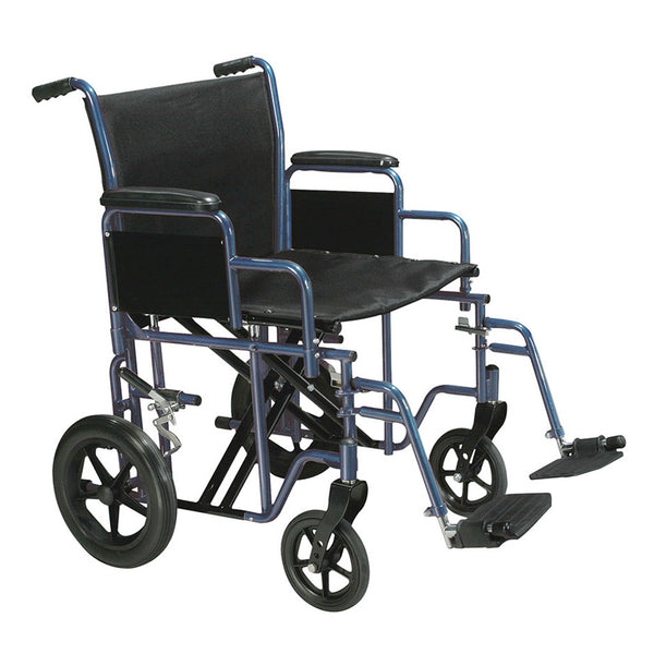 DRIVE Bariatric Steel Transport Chair