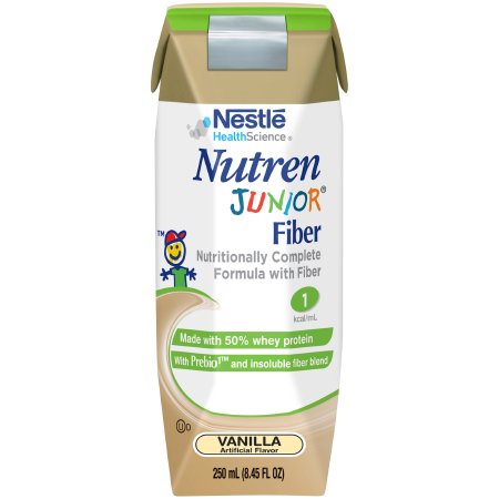 Pediatric Oral Supplement Nutren® Junior Fiber Vanilla Flavor 8.45 oz. Tetra Prisma® Liquid Fiber Bowel Management