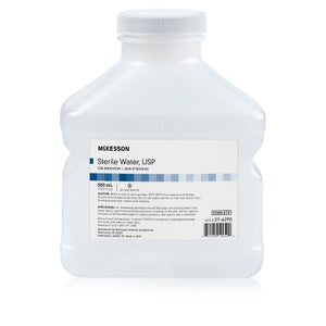Sterile Water Irrigation Solution - OTC McKesson Sterile Water for Irrigation 500 ml