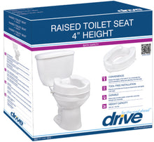 Load image into Gallery viewer, Drive Raised Toilet Seat with Lid
