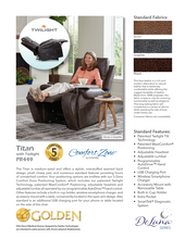 Load image into Gallery viewer, Titan with Twilight Medium Power Lift Chair Recliner
