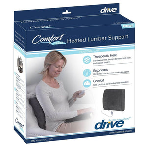 Drive Medical Comfort Touch Heated Lumbar Support