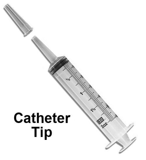 BD 50mL Syringe Catheter Tip