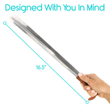 Load image into Gallery viewer, Vive Metal Shoe Horn 16 Inch 2 pack
