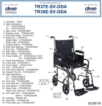 Load image into Gallery viewer, Medline Steel Transport Chair
