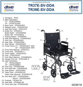 Medline Steel Transport Chair