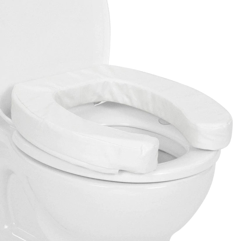 Raised toilet seat discount cover