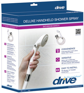 Drive Deluxe Handheld Shower Spray with Diverter Valve
