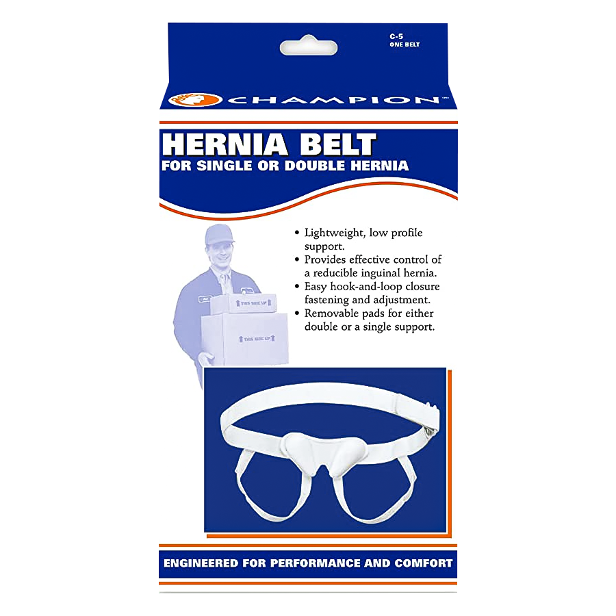 Champion Hernia Belt For Single Or Double Hernia