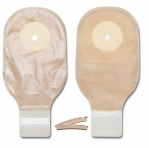 Ostomy Pouch Premier™ One-Piece System 12 Inch Length 2-1/2 Inch Stoma Drainable Flat, Trim To Fit