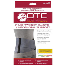 Load image into Gallery viewer, OTC 7&quot; Lightweight Elastic Lumbosacral Support
