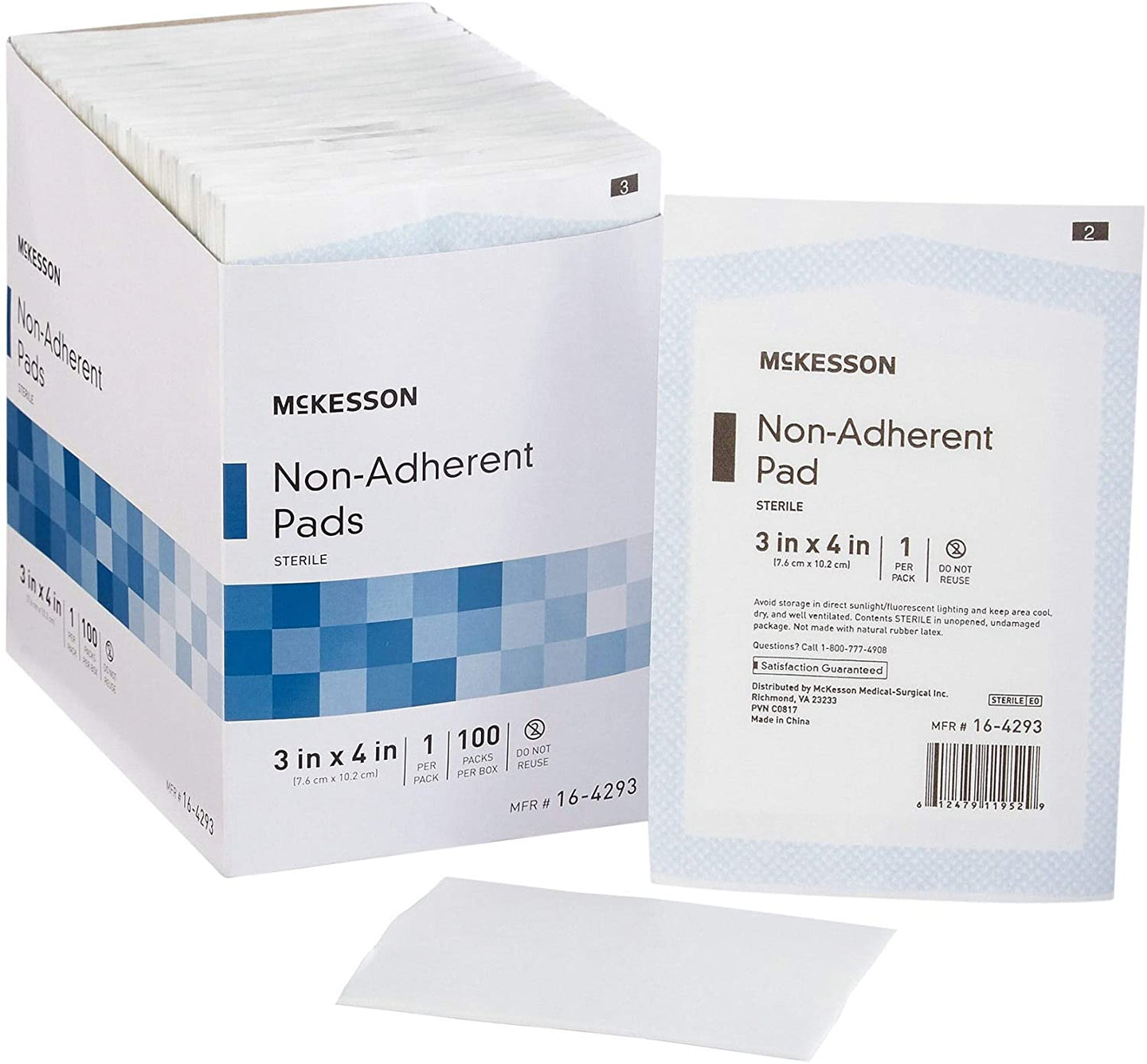 McKesson Non-Adherent Pad (BOX)