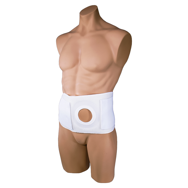 OTC Ostomy And Hernia Support 6" Binder with 3" Opening Pad