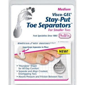 PediFix® Visco-GEL® Stay-Put Toe Separators™ Large