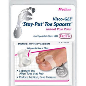 PediFix® Visco-GEL® Stay-Put™ Toe Spacers