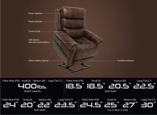 Load image into Gallery viewer, Pride Tranquil PLR935 power lift recliner chair
