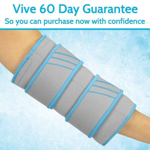 VIVE Elbow Ice Wrap With Artic Flex Gel Packs