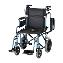 Load image into Gallery viewer, NOVA Comet Transport Chair with 12″ Rear Wheels

