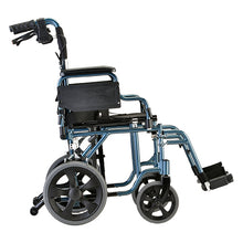 Load image into Gallery viewer, NOVA Comet Transport Chair with 12″ Rear Wheels
