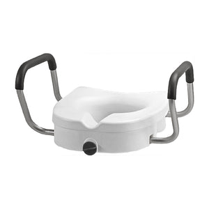 Raised Toilet Seat with Detachable Arms (ITEM # 8351-R)